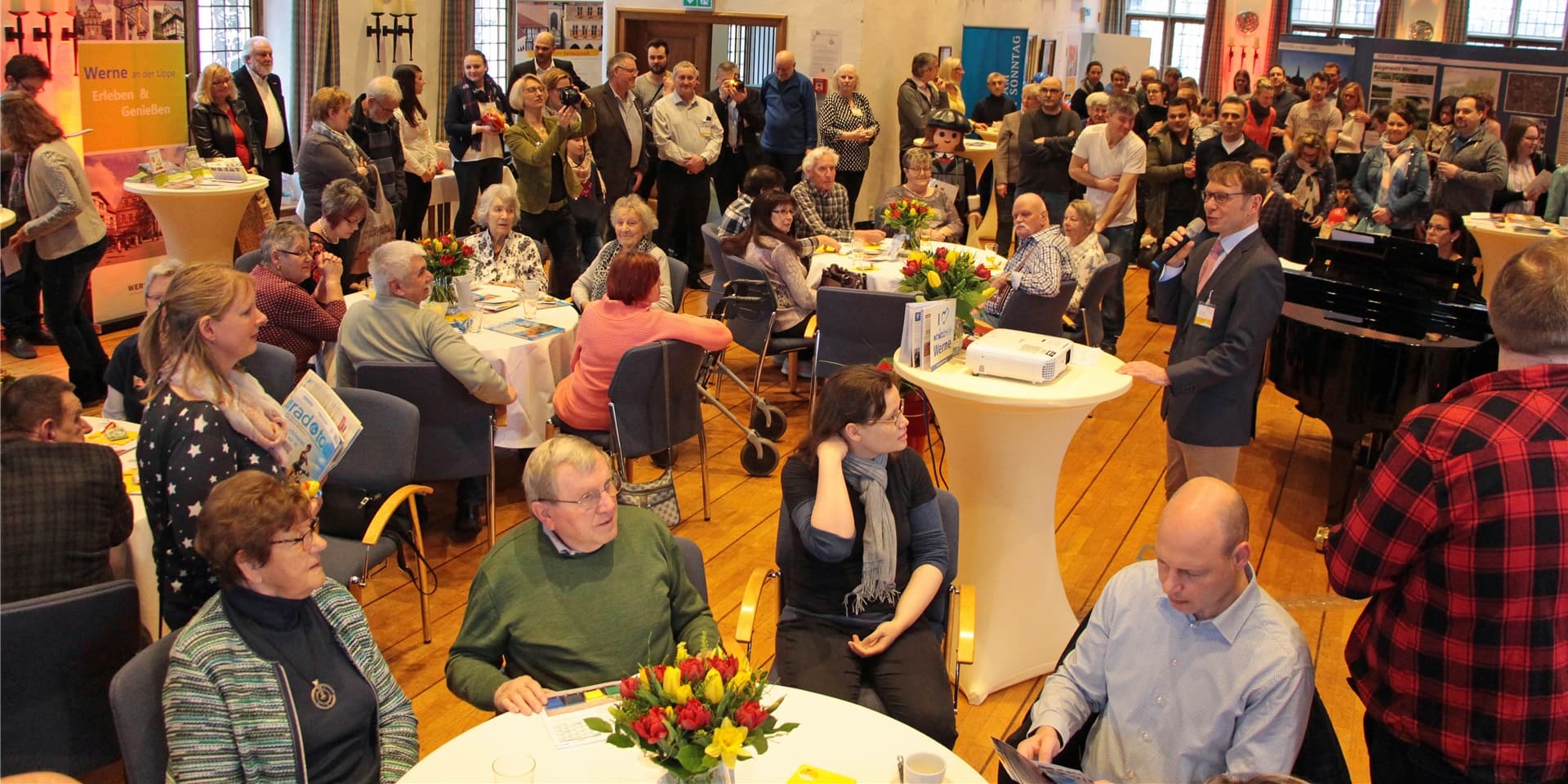 Rund 130 Neubürger hatten im Jahre 2019 die Einladung zum Empfang im Alten Rathaus angekommen.