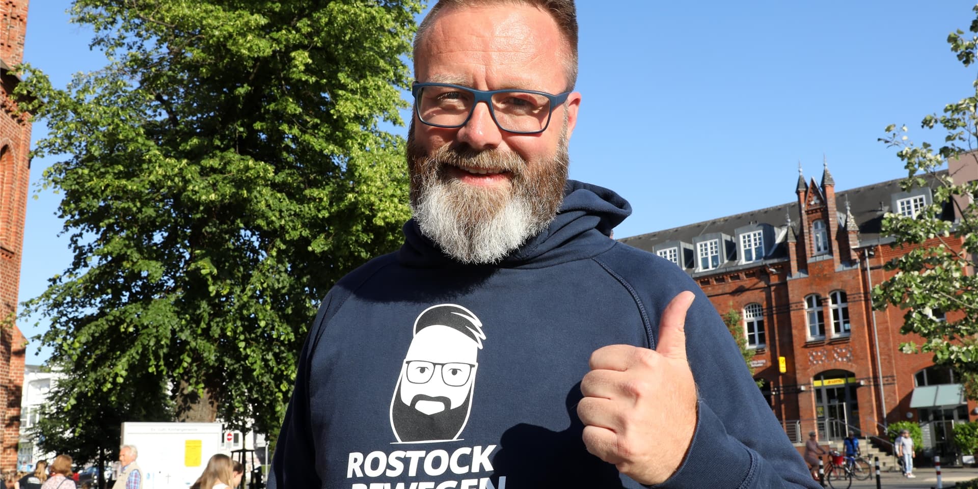 Der parteilose Däne Claus Ruhe Madsen, Oberbürgermeister von Rostock.
