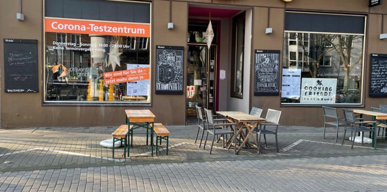 Im Kaiserviertel gibt es ein neues Corona-Testzentrum – in einem Restaurant.