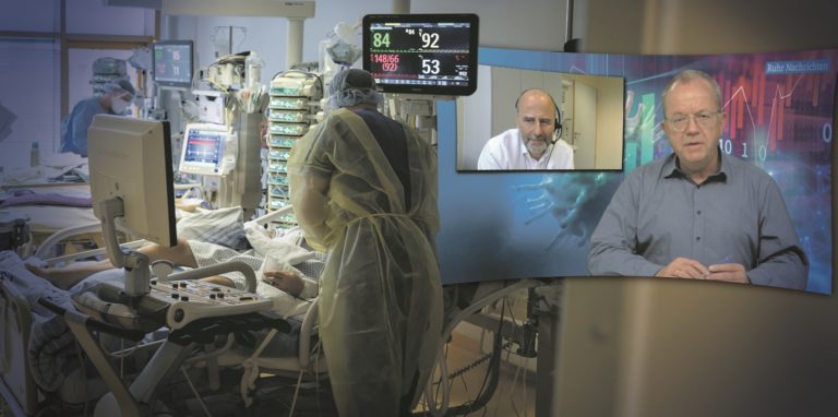 Die bisher erfolgten Impfungen vor allem bei Älteren zeigen eine eindrucksvolle Wirkung, sagt Dr. Bernhard Schaaf, Chef der Lungenklinik Dortmund, im Video-Interview mit Redakteur Ulrich Breulmann.
