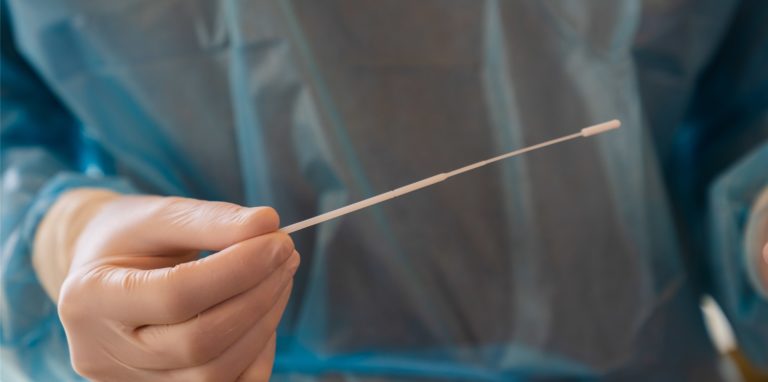 Personen mit einem positiven Testergebnis dürfen in Lünen die Geschäfts in der Einkaufspassage betreten.