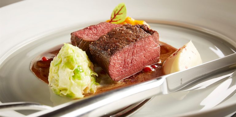 Ein Klassiker der Gourmet-Küche. Entenbrust von Felix Weber aus dem Hause Deimann in Schmallenbach.