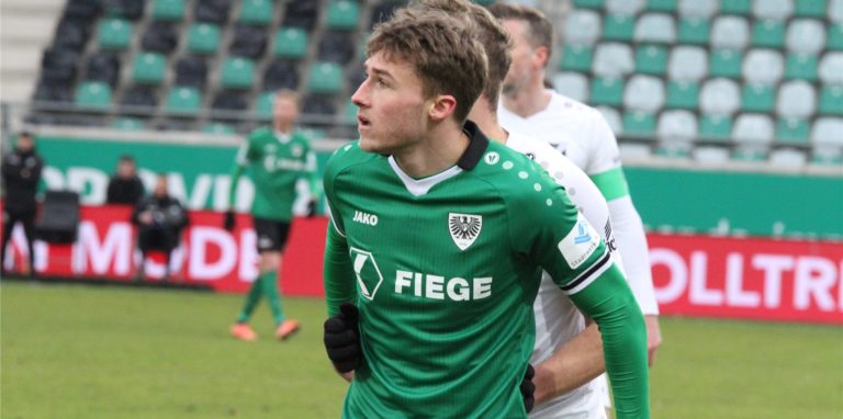 Bis zum Saisonende steht Joel Grodowski noch bei Preußen Münster unter Vertrag.