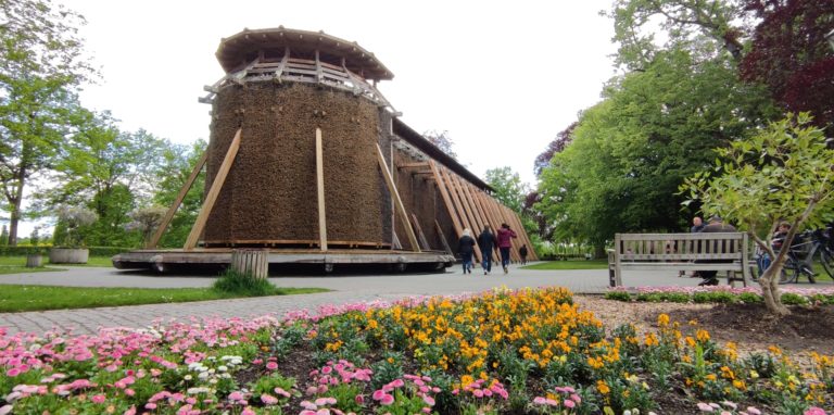 Das Gradierwerk im Kurpark in Hamm haben die Verantwortlichen des Fördervereins Kurpark Unna-Königsborn als Vorbild bezeichnet.
