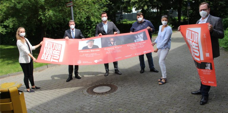 Die Partner von Stadtmarketing und Klanghelden laden zur „Kultur vor der Tür“.