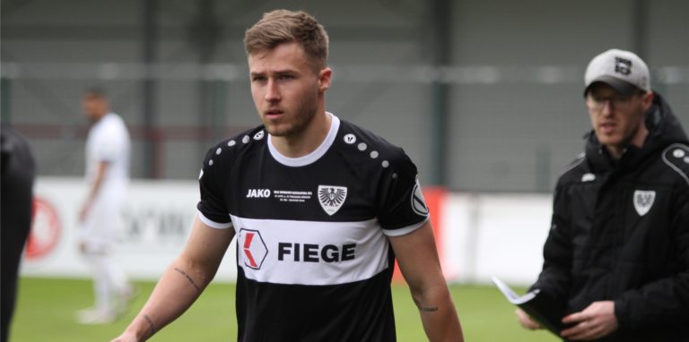 Joel Grodowski wechselte im Sommer von Preußen Münster zum SC Verl.