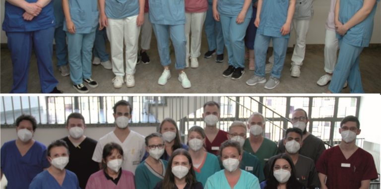 Die Pflege-Auszubildenden übernahmen im Marienkrankenhaus drei Wochen die Leitung der Station 4c.