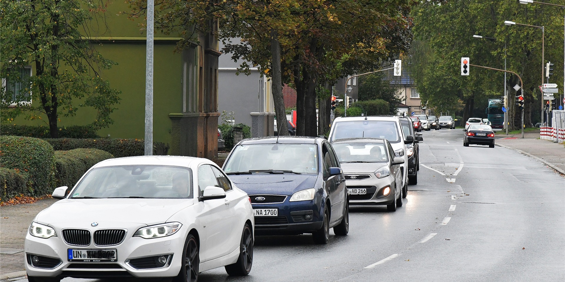 Die Borker Straße ist eine wichtige Verkehrsader in den Norden. Sie wird ab Montag (19.7.) in einem Teilbereich voll gesperrt. Es gibt eine Umleitung.