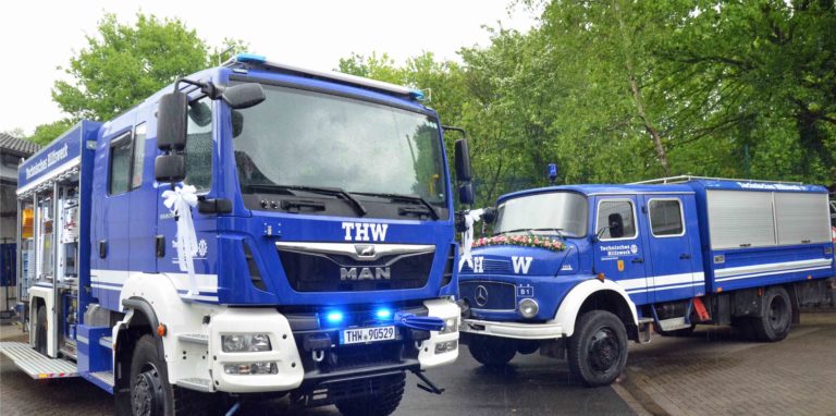 Der THW-Ortsverband Lünen war bei dem großen Unwetter in Lünen nicht zu sehen. Trotzdem war er im Einsatz.