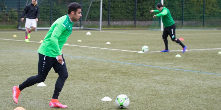 Sanmi Ojo, Trainer beim PSV Bork, hätte sich zuletzt mehr Trainingsbeteiligung gewünscht.