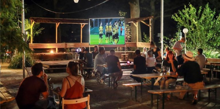 BVB-Spiel und Biergartenflair: Wer das sucht, ist im Café Erdmann richtig.