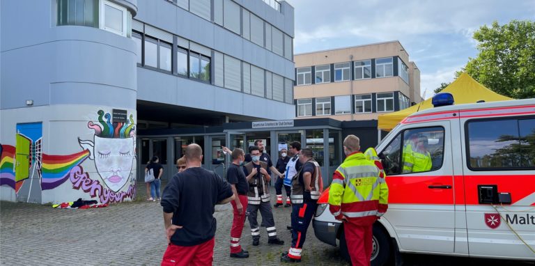 Im Evakuierungszentrum in Scharnhorst kamen mehr als 100 Menschen unter.