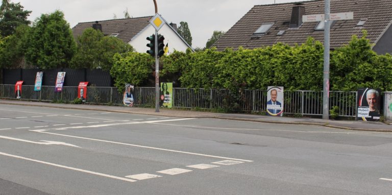 Auch in Schwerte haben die Parteien an vielen Stellen ihre Wahlplakate aufgehängt. Macht das eigentlich noch Sinn?