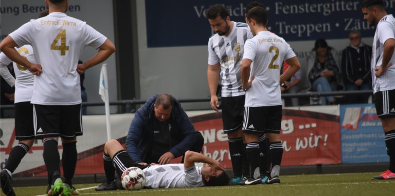 Eintracht Werne hatte beim Ligaauftakt gleich mehrere Verletzte zu beklagen.