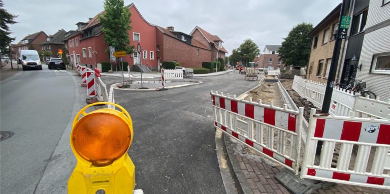 Noch ist die Lüdinghauser Straße autofrei, in der vorletzten Septemberwoche soll sie aber wieder freigegeben werden.