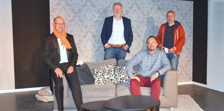 Markus Schultz, Martin Böhr, Holger Schroer und Ralf Kreisel (v.li.) freuen sich auf den Neustart nach der längsten Probenzeit, die insgesamt jemals im MAT „benötigt“ wurde.