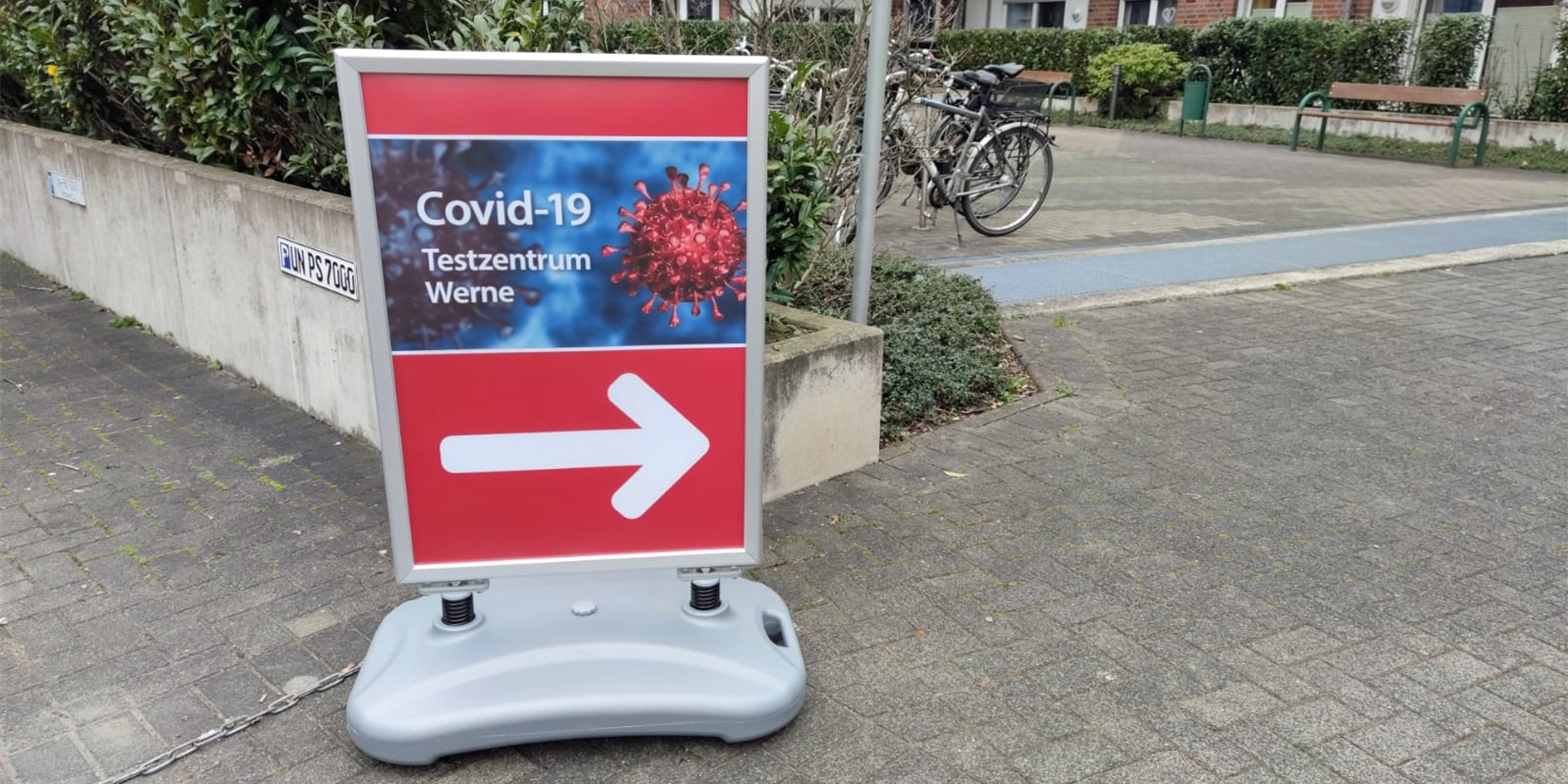 Die Zahl der positiven Testungen in Werne ist weiterhin auf einem vergleichsweise hohen Niveau.
