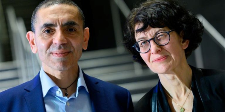 Biontech-Gründerpaar Ugur Sahin und Özlem Türeci.