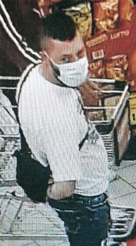 title attribut Die Polizei sucht nach diesem Mann.