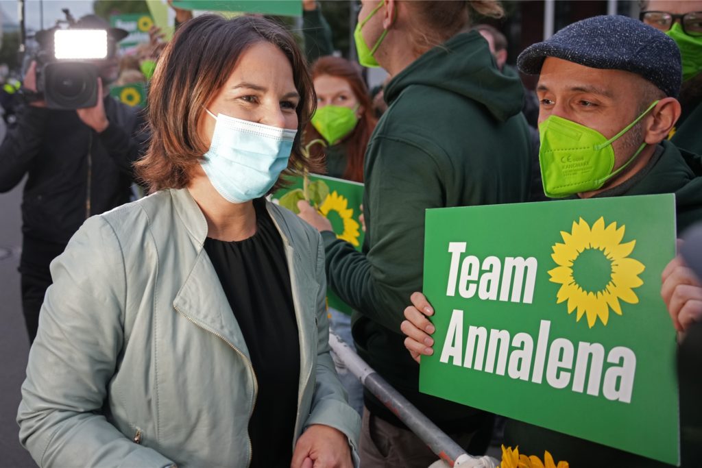 title attribut Annalena Baerbock, Spitzenkandidatin von Bündnis 90/Die Grünen und deren Parteivorsitzende