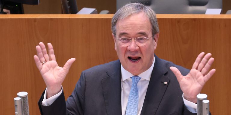 Hat seinen Rückzug als Unionskanzlerkandidat angedeutet: Armin Laschet.