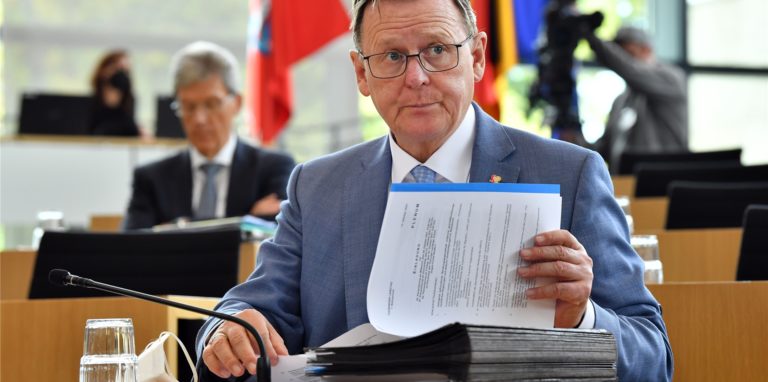 Sieht den Vorschlag seines NRW-Kollegen Hendrik Wüst kritisch: Thüringens Ministerpräsident Bodo Ramelow.