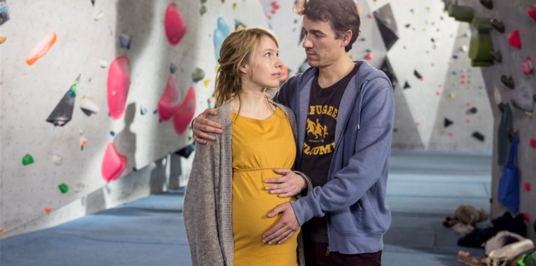 Anna Brüggemann und Alexander Khuon in einer der Szenen des Films „Nö“, für den Anna Brüggemann zusammen mit ihrem Bruder Dietrich das Buch geschrieben hat.