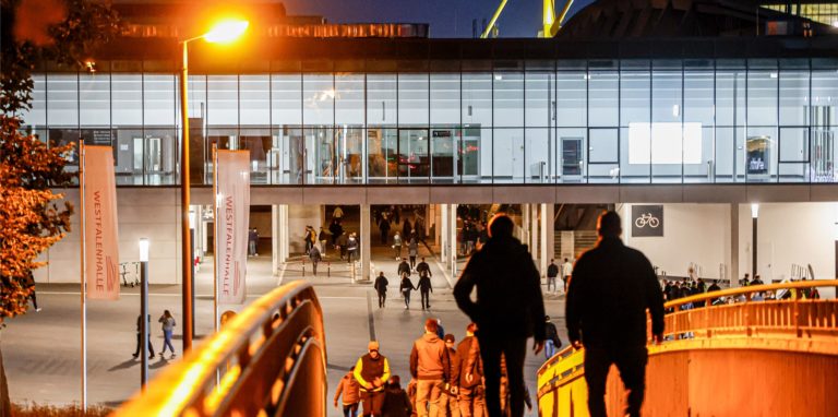 Freier Weg zwischen den Westfalenhallen hindurch? Das bleibt ein Streitpunkt.
