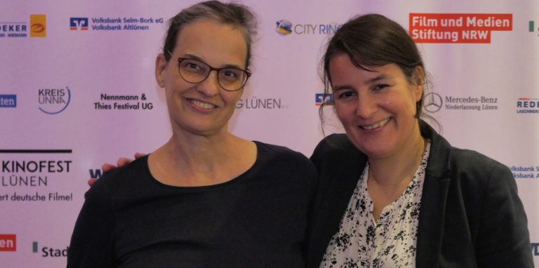 Zwei der starken Frauen: Schauspielerin und Regisseurin Natja Brunckhorst (l.) und die künstlerische Leiterin des Kinofests, Sonja Hofmann.