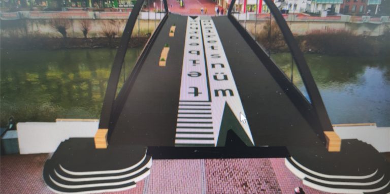 So könnte die Lippebrücke nach ihrer Sanierung aussehen.