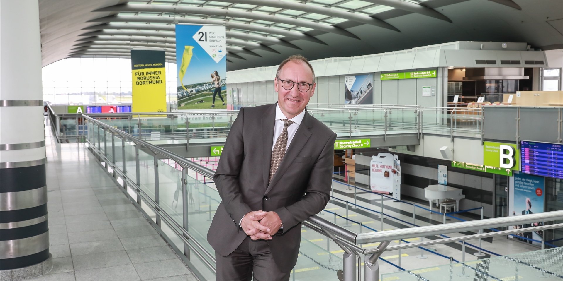 Der Dortmunder Flughafen fühlt sich in Sachen Coronahilfen klar benachteiligt. Flughafen-Chef Luger van Bebber hatte das Verfahren schon Anfang 2021 als „nicht nachvollziehbar“ kritisiert.