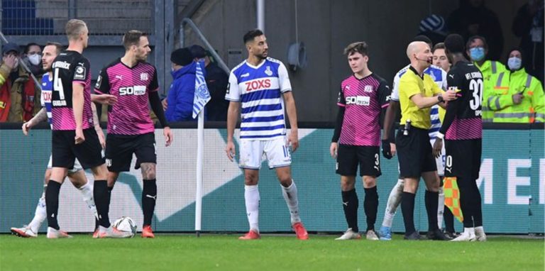 Aaron Opoku wurde von den Fans rassistisch beleidigt.