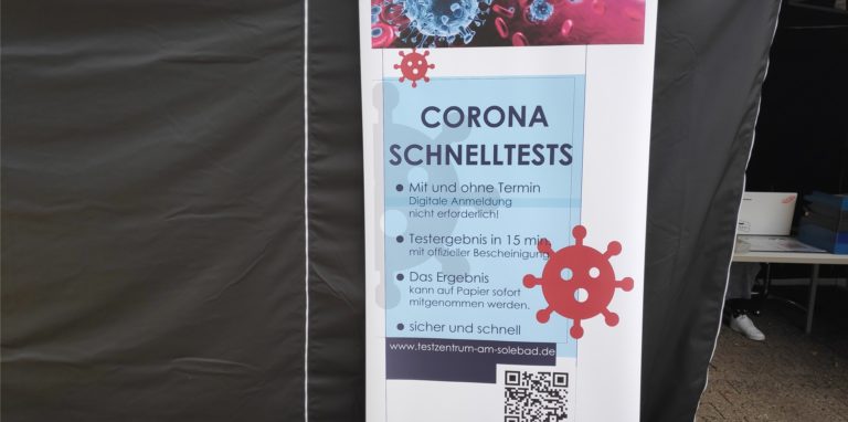 Zu drei Einbrüchen in Corona-Schnelltestzentren kam es am Wochenende in Werne und Bergkamen. Aus der Teststelle in der Nähe des Parkplatzes am Hagen (hier ein Archivbild) wurden elektronische Geräte entwendet.