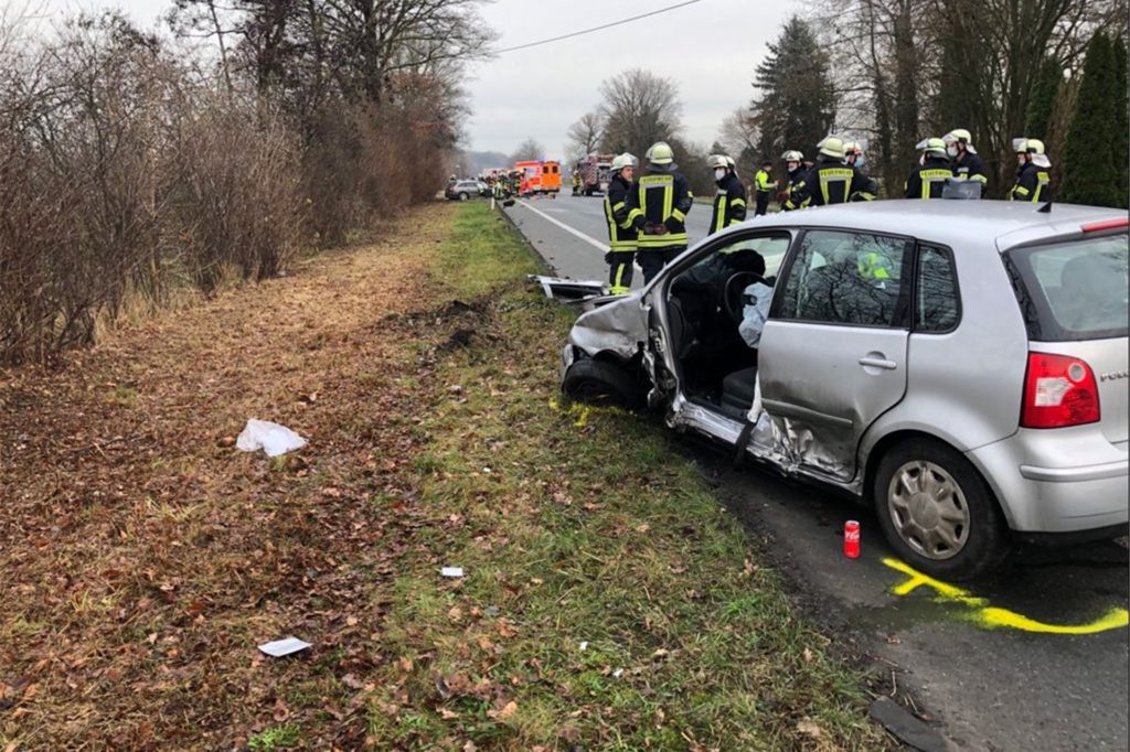 Unfall auf der B58 zwischen Ascheberg und Drensteinfurt.