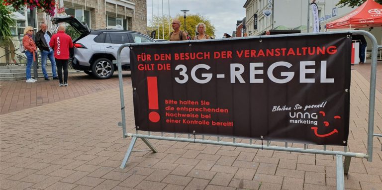 Bei Veranstaltungen, wie etwa der Autoschau, hat sich der Großteil der Unnaer Bürger an die Corona-Regeln gehalten.