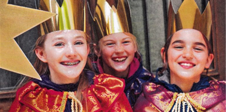 Die Sternsinger in Cappenberg verteilen den Segen der heiligen drei König dieses Mal „to go“.