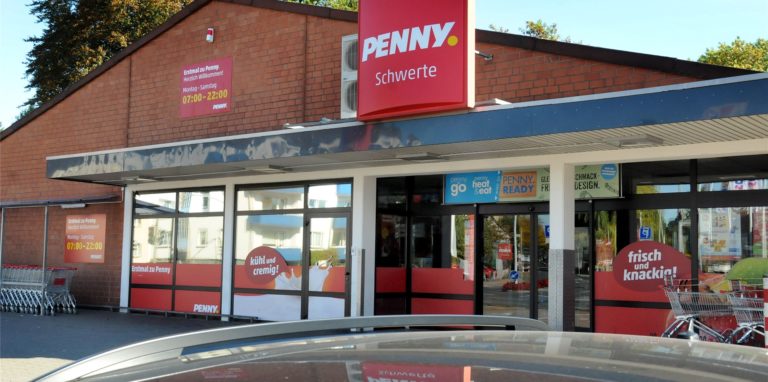Der Penny-Markt an der Hagener Straße. Ein Mann hat dort am Donnerstagmorgen ein Messer gezückt.