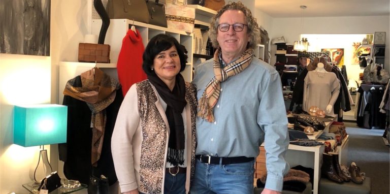 Einzelhandel und Gastronomie in einem. Ute Weiss und ihr Mann Dietmar Lindenbaum hatten ein gut anlaufendes Konzept, doch Corona bringt alles zum Erliegen.