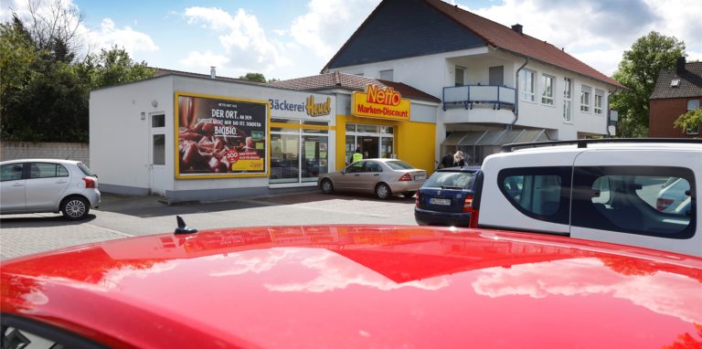Laut Flächennutzungsplan steht der Netto an der Schulstraße in Bergkamen genau an der richtigen Stelle. Ein möglicher Umzugsplan muss begründet werden.