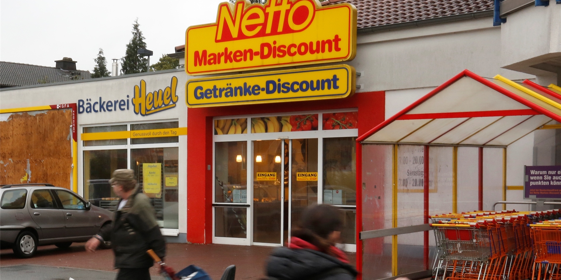 Der Netto-Markt an der Schulstraße in Weddinghofen.