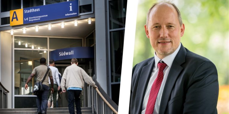 Personaldezernent Christian Uhr hat mit dem Coronaschutz in der Stadtverwaltung aktuell viel zu tun.