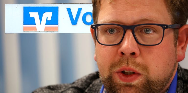 Daniel Heidler traf sich jetzt mit anderen Akteuren aus Heeren-Werve zum Krisengespräch mit Vertretern der Volksbank.
