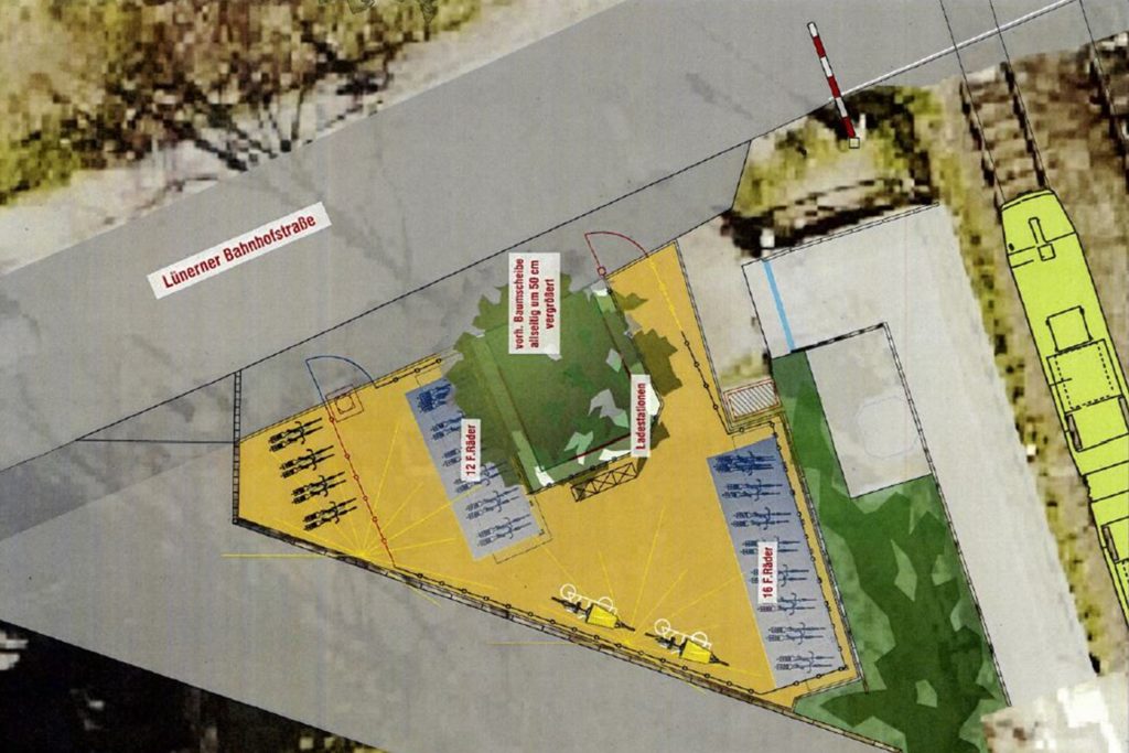 Für Fahrräder, auch für elektrisch unterstützte und Lastenräder, soll es am Bahnhof künftig mehr und bessere Parkmöglichkeiten geben. Für Fahrräder, auch für elektrisch unterstützte und Lastenräder, soll es am Bahnhof künftig mehr und bessere Parkmöglichkeiten geben.