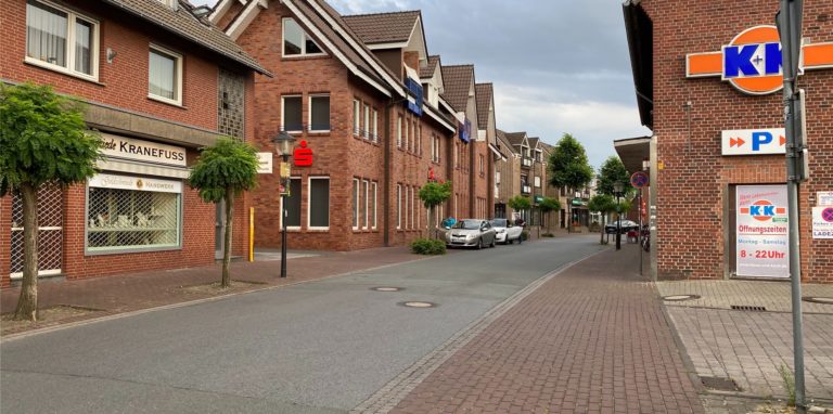 Die Sandstraße ab der Kreuzung Biete in Richtung Lüdinghauser Straße ist Teil des förderfähigen Bereichs.
