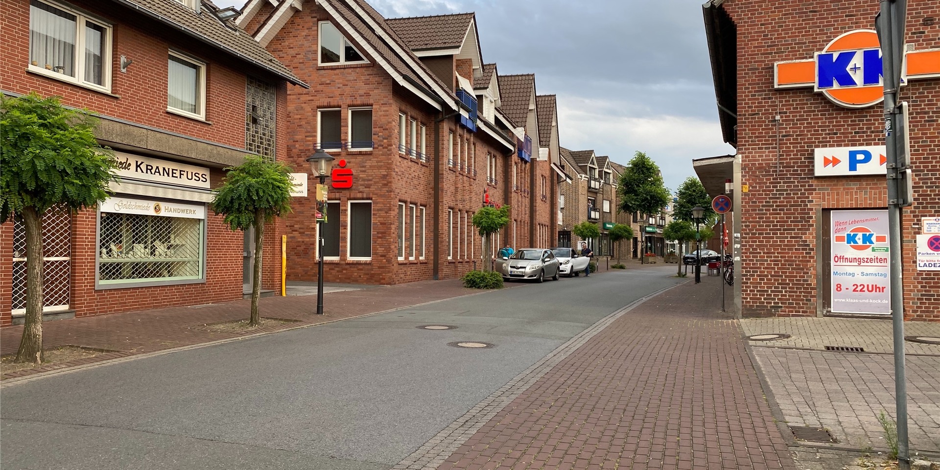 Die Sandstraße ab der Kreuzung Biete in Richtung Lüdinghauser Straße ist Teil des förderfähigen Bereichs.