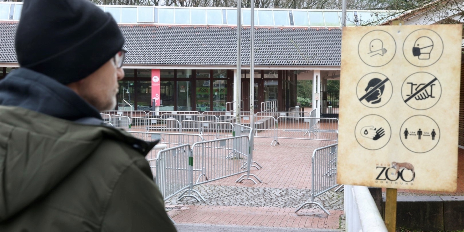 Aufgrund einer erneuten Sturmwarnung bleiben Dortmunder Zoo und Westfalenpark erstmal geschlossen.