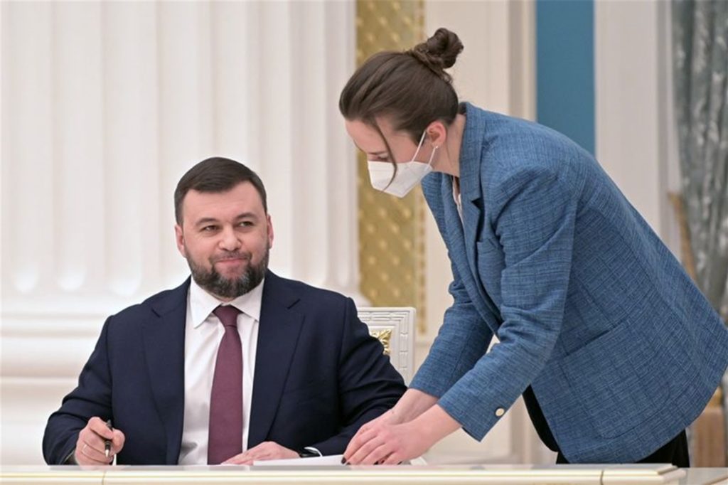 Denis Puschilin, Separatistenführer der «Volksrepublik» Donezk.