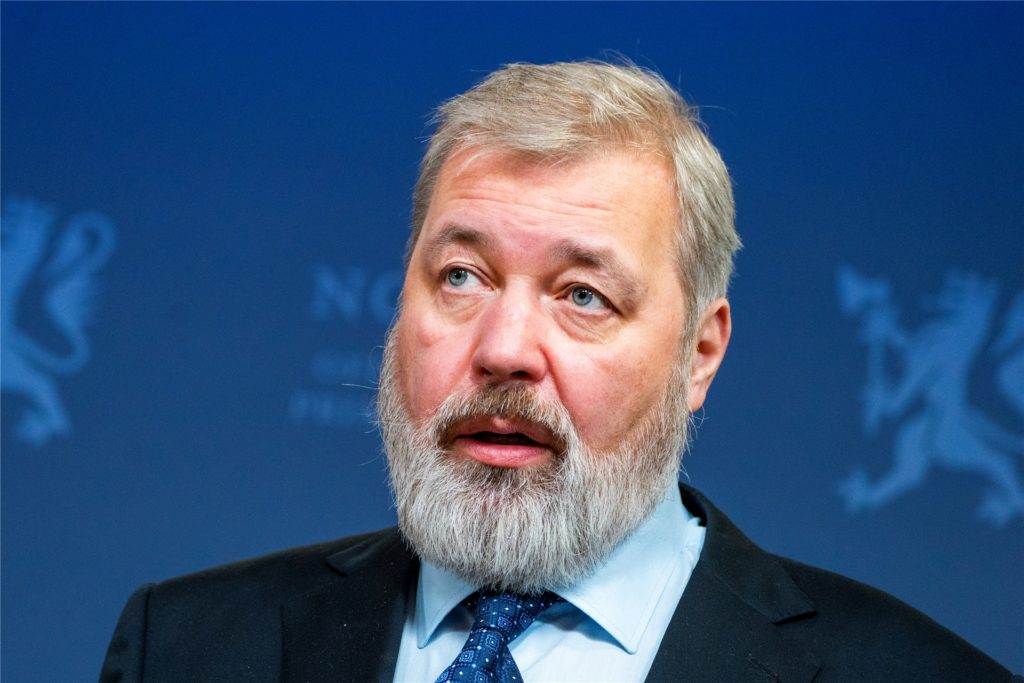 Dmitri Muratow, Chefredakteur der Moskauer Zeitung Nowaja Gaseta und Friedensnobelpreisträger. Dmitri Muratow, Chefredakteur der Moskauer Zeitung Nowaja Gaseta und Friedensnobelpreisträger.