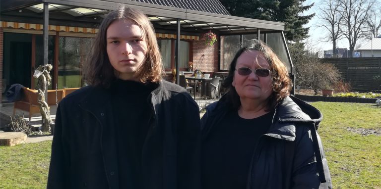 Kateryna Khokhlvkhina und ihr Sohn Kolya Pilkevych sind mit ihrer Familie aus der Ukraine nach Werne geflüchtet.