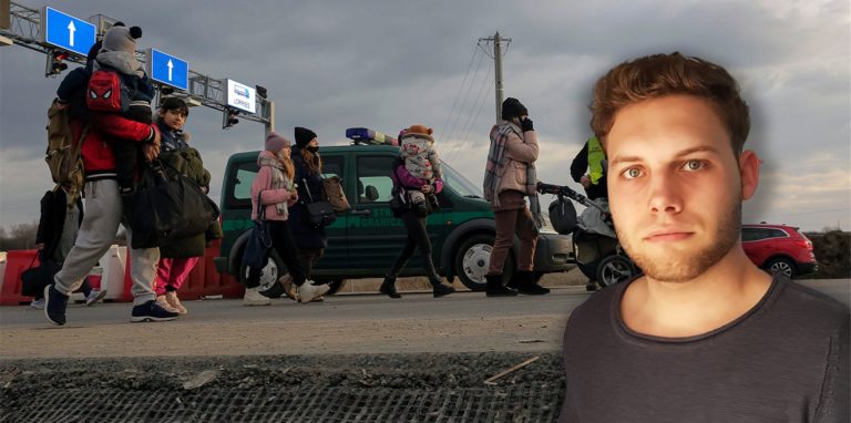 Am Grenzübergang in der Nähe des polnischen Dorfs Medyka kommen viele ukrainische Flüchtlinge an. Am Freitag bricht ein Hilfskonvoi mit Bussen auf, um Flüchtige abzuholen. Auch Florian Quecke aus Schwerte ist dabei.